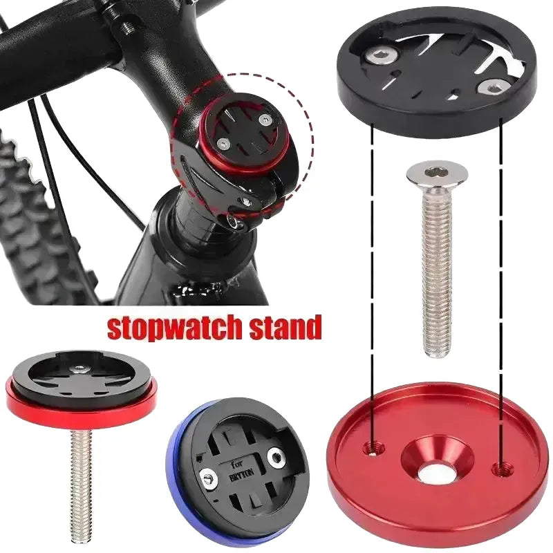 Fast Access Cycling GPS Stem Cap Mount — product view 1