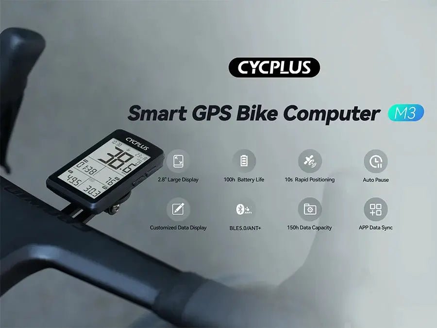 CycPlus M3 GPS Bike Computer-Waterproof