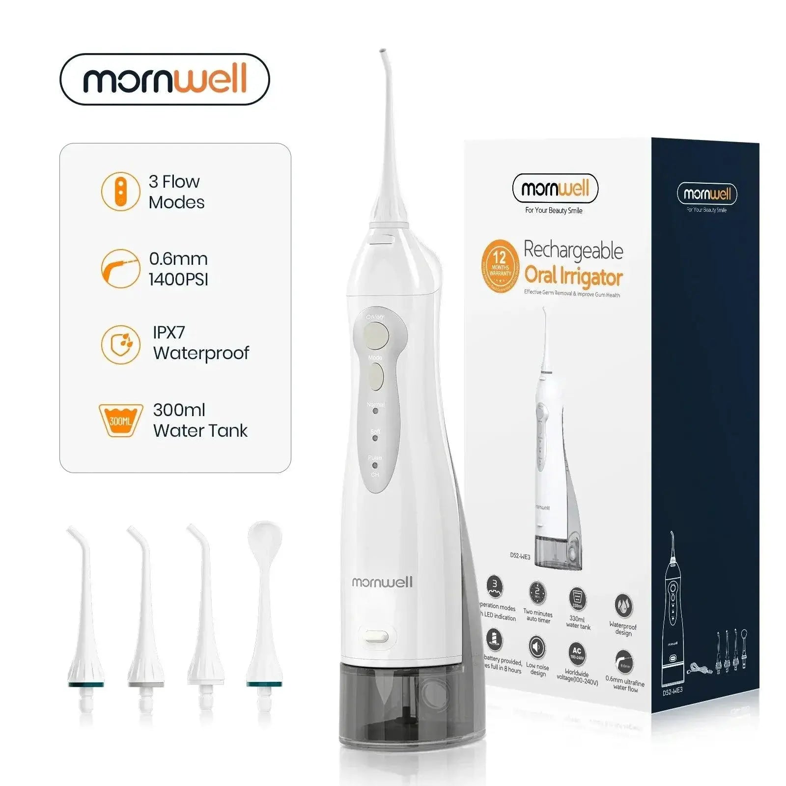 D52 Portable Water Flosser Ultimate Dental Cleaning Solution