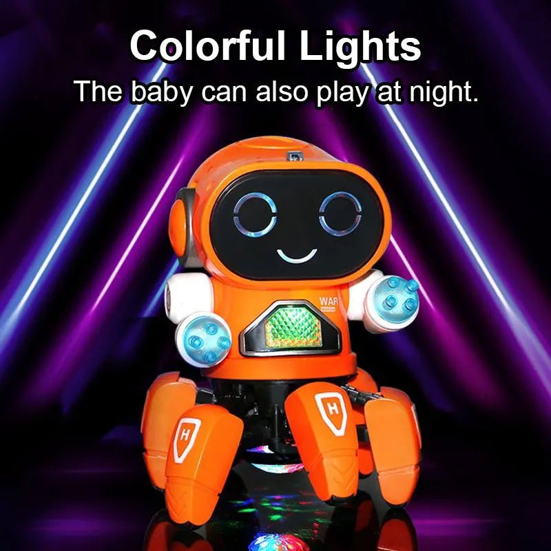 Dance Music Six Claw Robot Octopus Toy Interactive Educational Gift For Kids