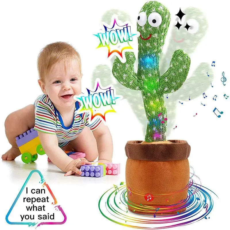 Dancing Cactus Toy Twisting Singing Glowing Fun for Kids