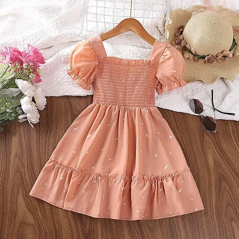 Dark Green Princess Dress With Layered Collar Ages 2 To 6