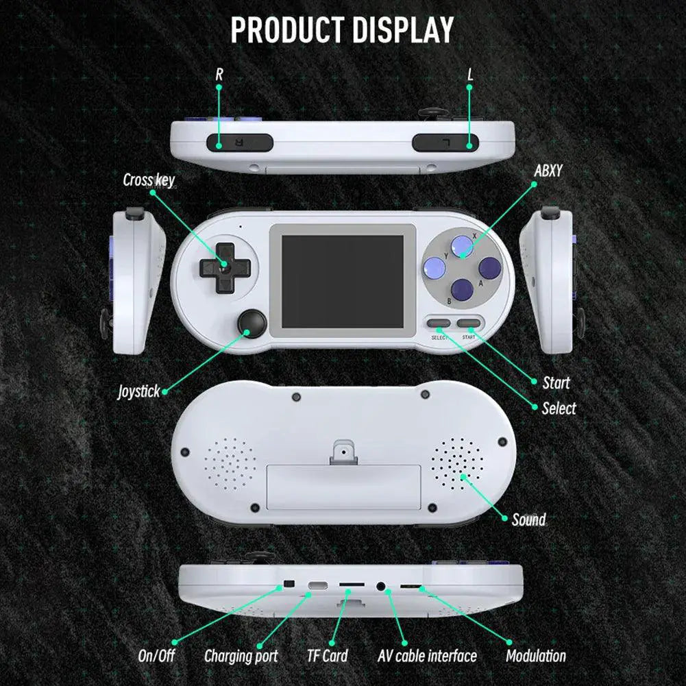 Data Frog SF2000 Handheld Game Console 6000 Built In Games