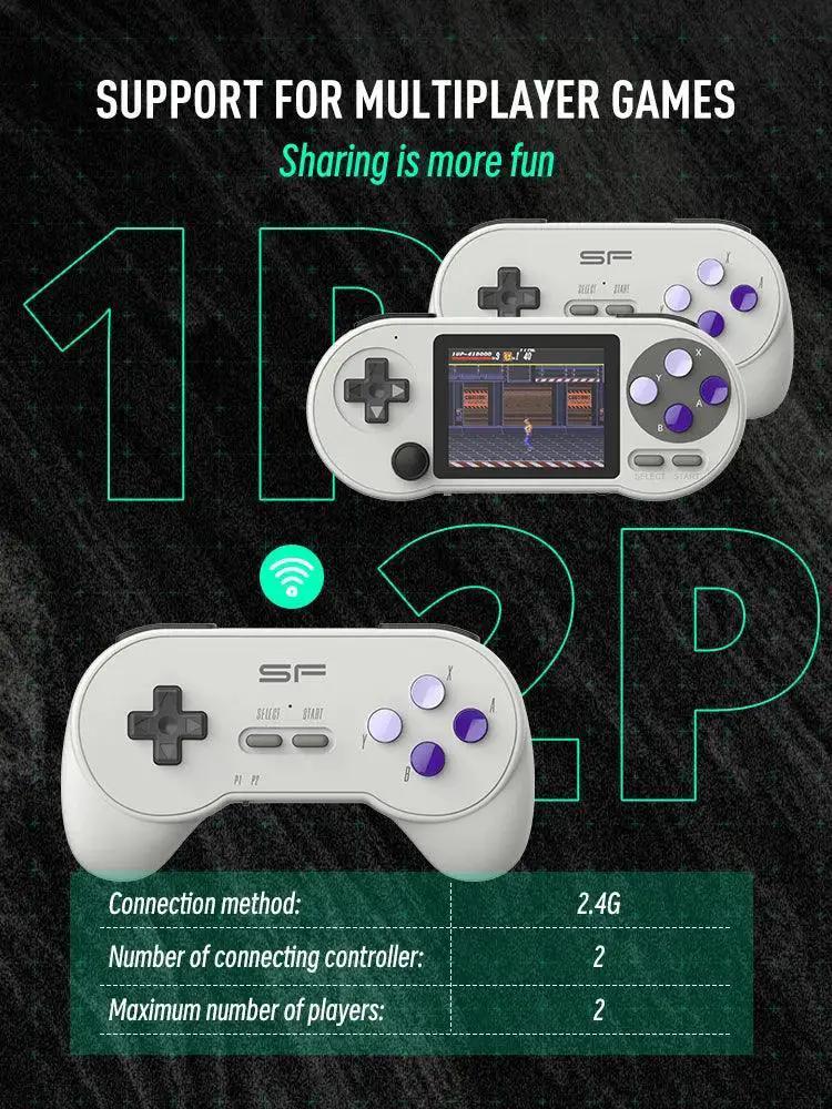 Data Frog SF2000 Portable Handheld Game Console 6000 Games