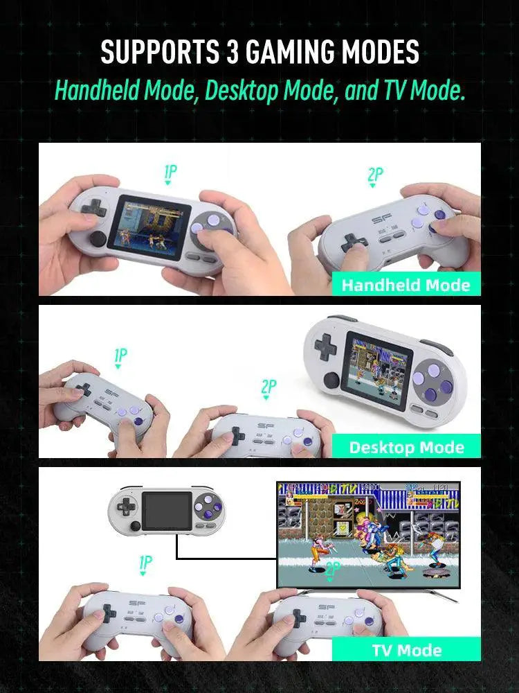 Data Frog SF2000 Portable Handheld Game Console 6000 Games