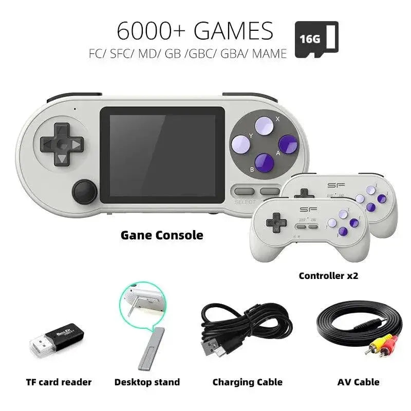 Data Frog SF2000 Portable Handheld Game Console Retro Games