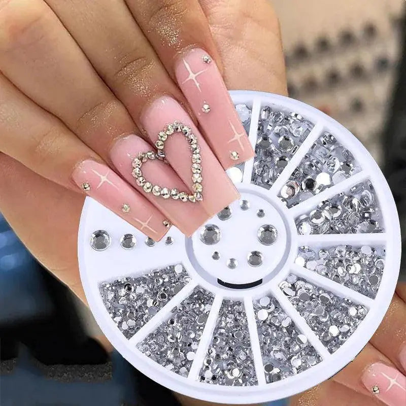 Dazzling Crystal Rhinestone Nail Art Kit Sparkle Crystals