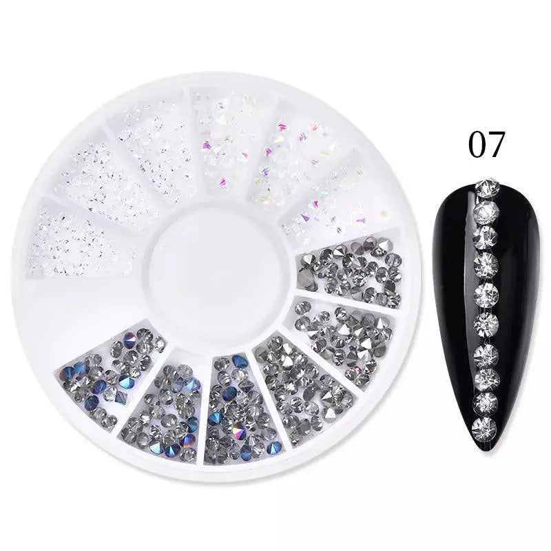 Dazzling Crystal Rhinestone Nail Art Kit Sparkle Crystals