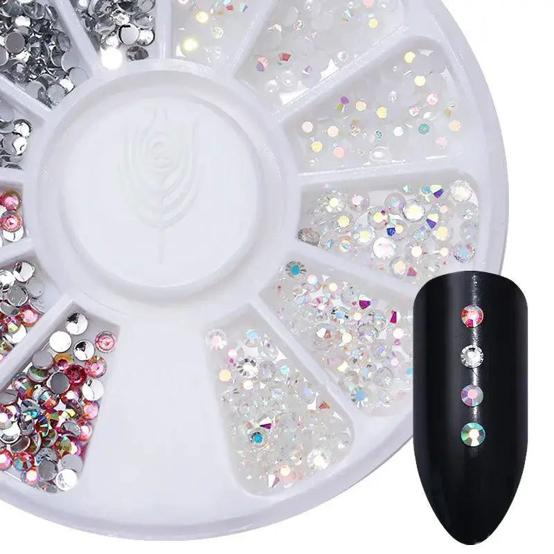 Dazzling Crystal Rhinestone Nail Art Kit Sparkle Crystals