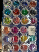 Dazzling Holographic Glitter Set Sparkle 24 Colors Art Kit
