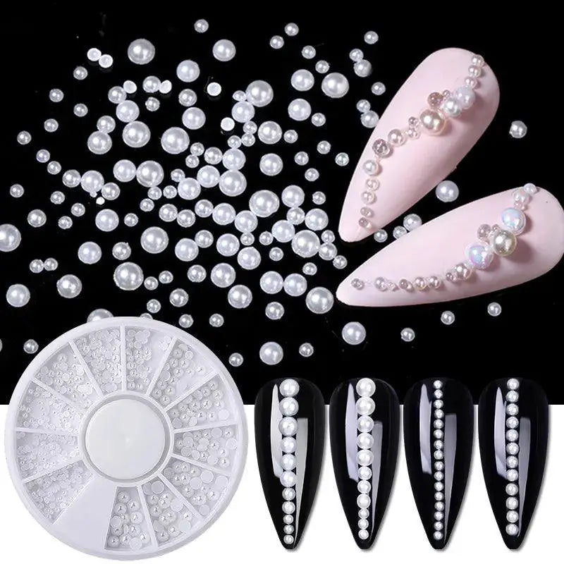 Dazzling Rhinestone Crystal Nail Art Gem Set For Nails