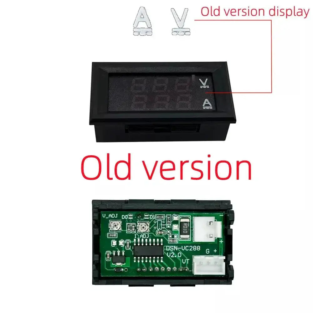 DC Voltmeter Ammeter Dual Digital Power Display Real Time