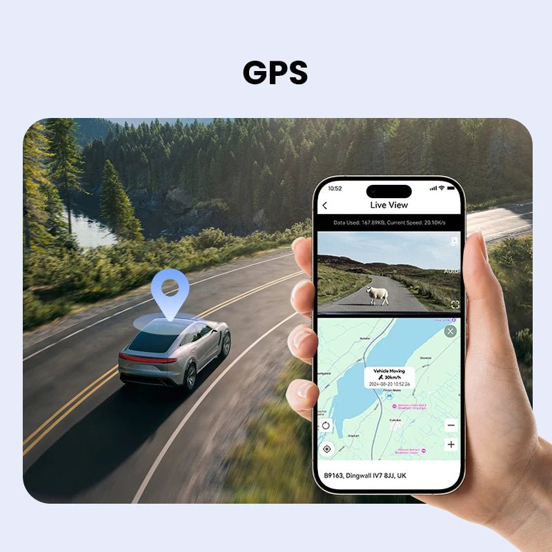 DDPAI Dash Cam Z50 Pro - 4K UHD Dual Channel GPS ADAS Car DVR with WiFi 24H DVRs