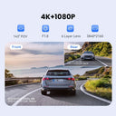 DDPAI Dash Cam Z50 Pro - 4K UHD Dual Channel GPS ADAS Car DVR with WiFi 24H DVRs