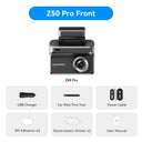 DDPAI Dash Cam Z50 Pro - 4K UHD Dual Channel GPS ADAS Car DVR with WiFi 24H DVRs