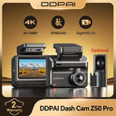DDPAI Dash Cam Z50 Pro - 4K UHD Dual Channel GPS ADAS Car DVR with WiFi 24H DVRs