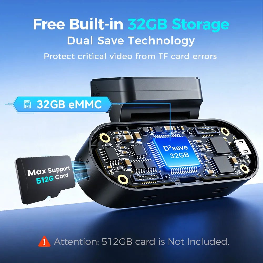 DDPAI N5 Dual 4K HDR Dash Cam FrontRear AI NightVIS WiFi 6 GPS ADAS VoiceControl