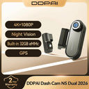DDPAI N5 Dual 4K HDR Dash Cam FrontRear AI NightVIS WiFi 6 GPS ADAS VoiceControl