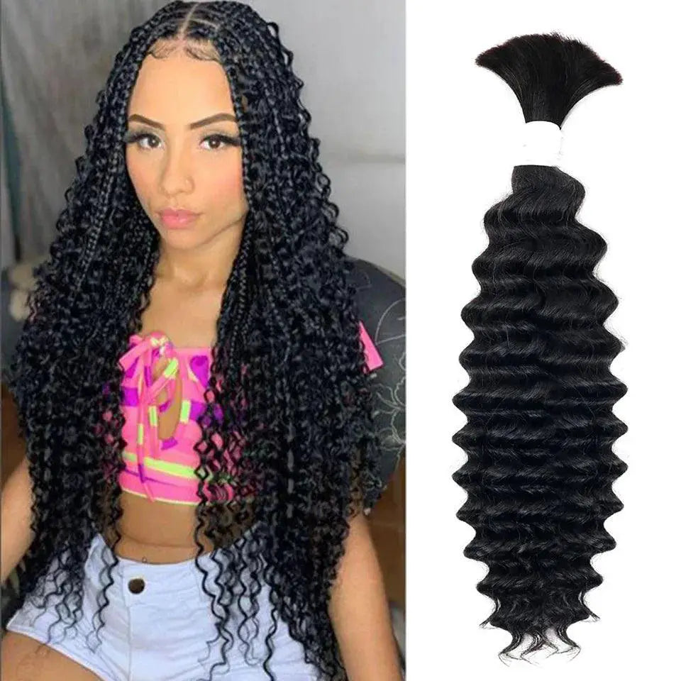 Deep Wave Brazilian Braiding Hair For Effortless Braids