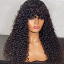 Luxurious Deep Wave Fringe Wig for Women
