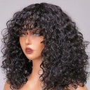 Luxurious Deep Wave Fringe Wig for Women
