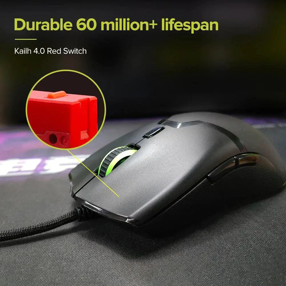 Delux M800 RGB Wireless Gaming Mouse Lightweight 70g