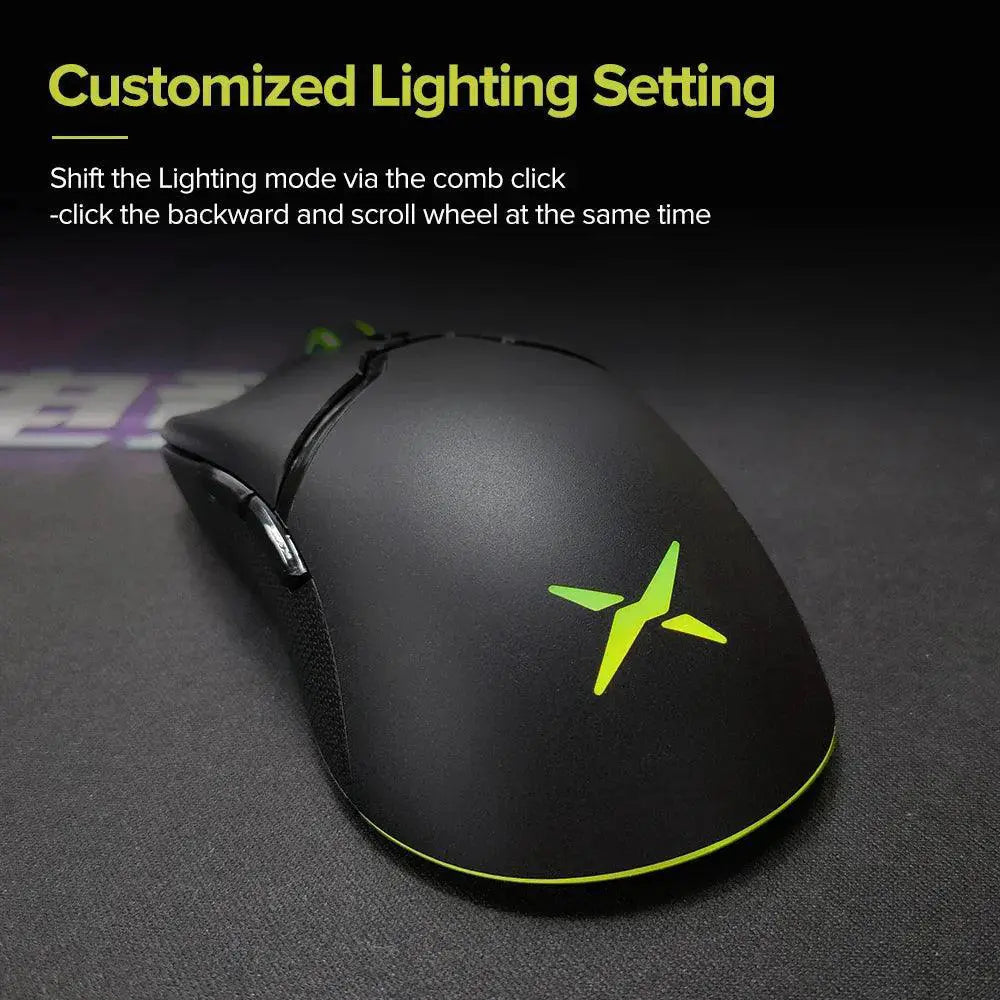 Delux M800 RGB Wireless Gaming Mouse Lightweight 70g