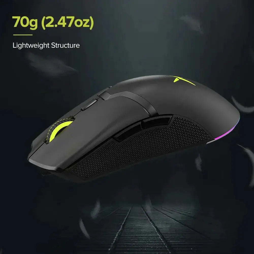 Delux M800 RGB Wireless Gaming Mouse Lightweight 70g