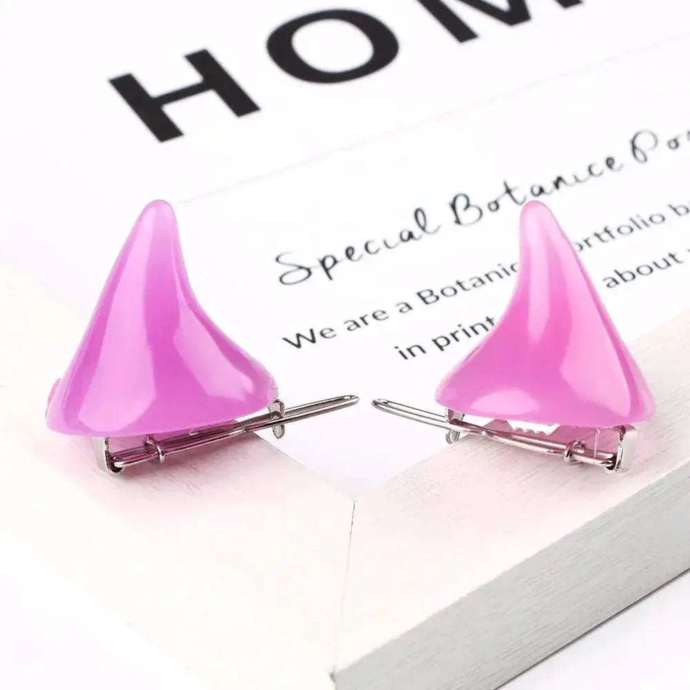 Demonic Ox Horn Gothic Hairpins Embrace Darkness Edge