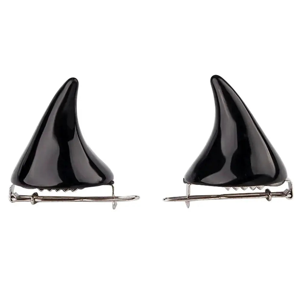 Demonic Ox Horn Gothic Hairpins Embrace Darkness Edge