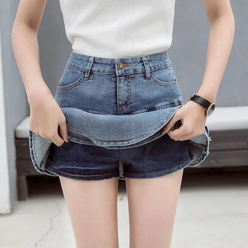 Denim Mini Skirts Retro Charm and A Line Summer Elegance