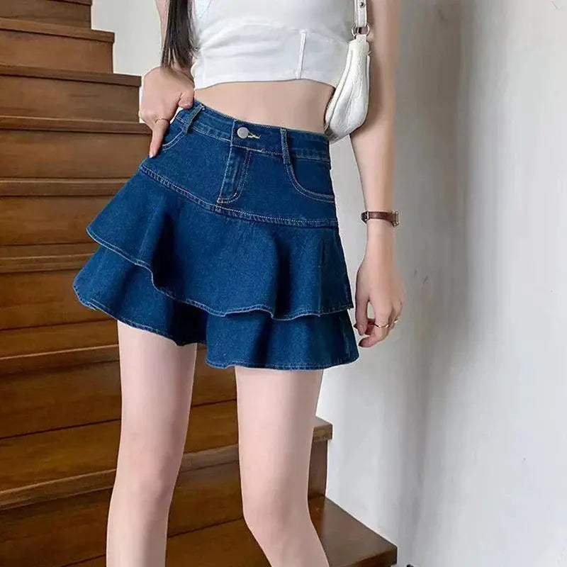 Denim Mini Skirts Retro Charm and A Line Summer Elegance