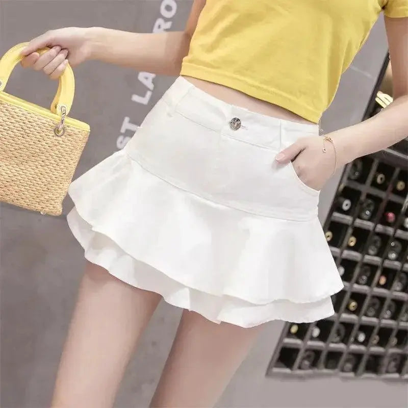 Denim Mini Skirts Retro Charm and A Line Summer Elegance