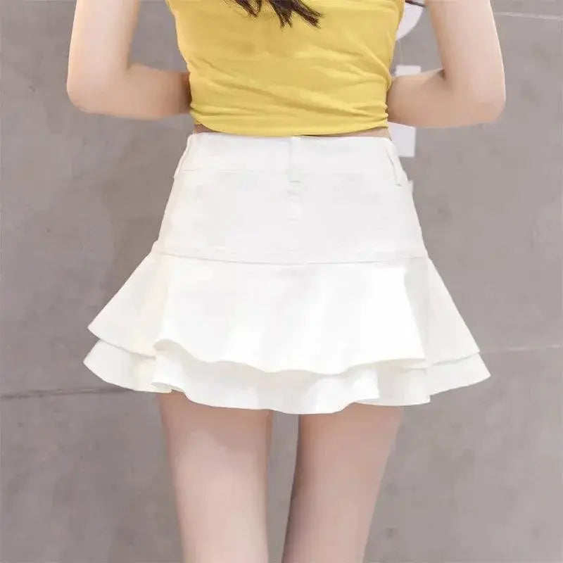 Denim Mini Skirts Retro Charm and A Line Summer Elegance