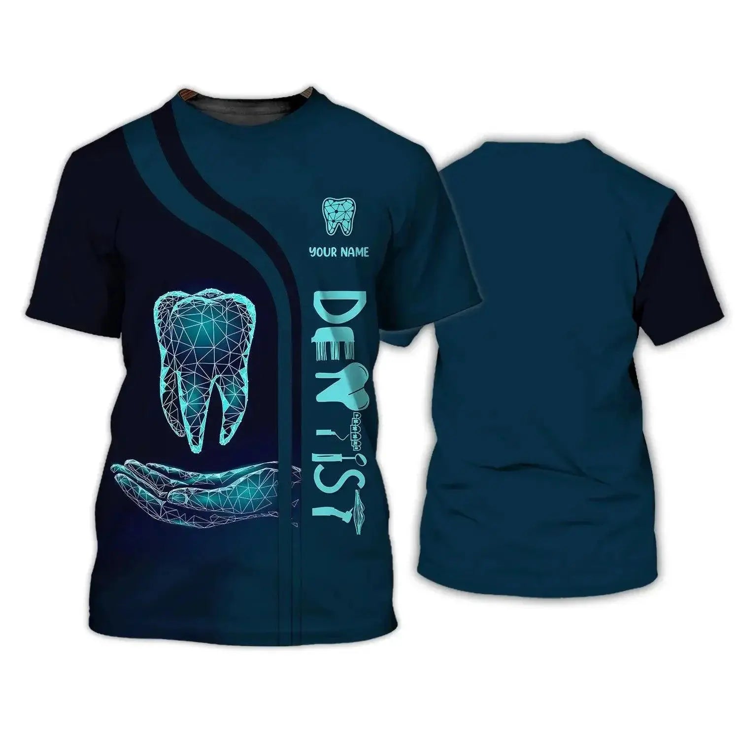 Dentist Work Fun 3D Streetwear Tee Hip Hop Cosplay