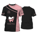 Dentist Work Fun 3D Streetwear Tee Hip-Hop Cosplay Style