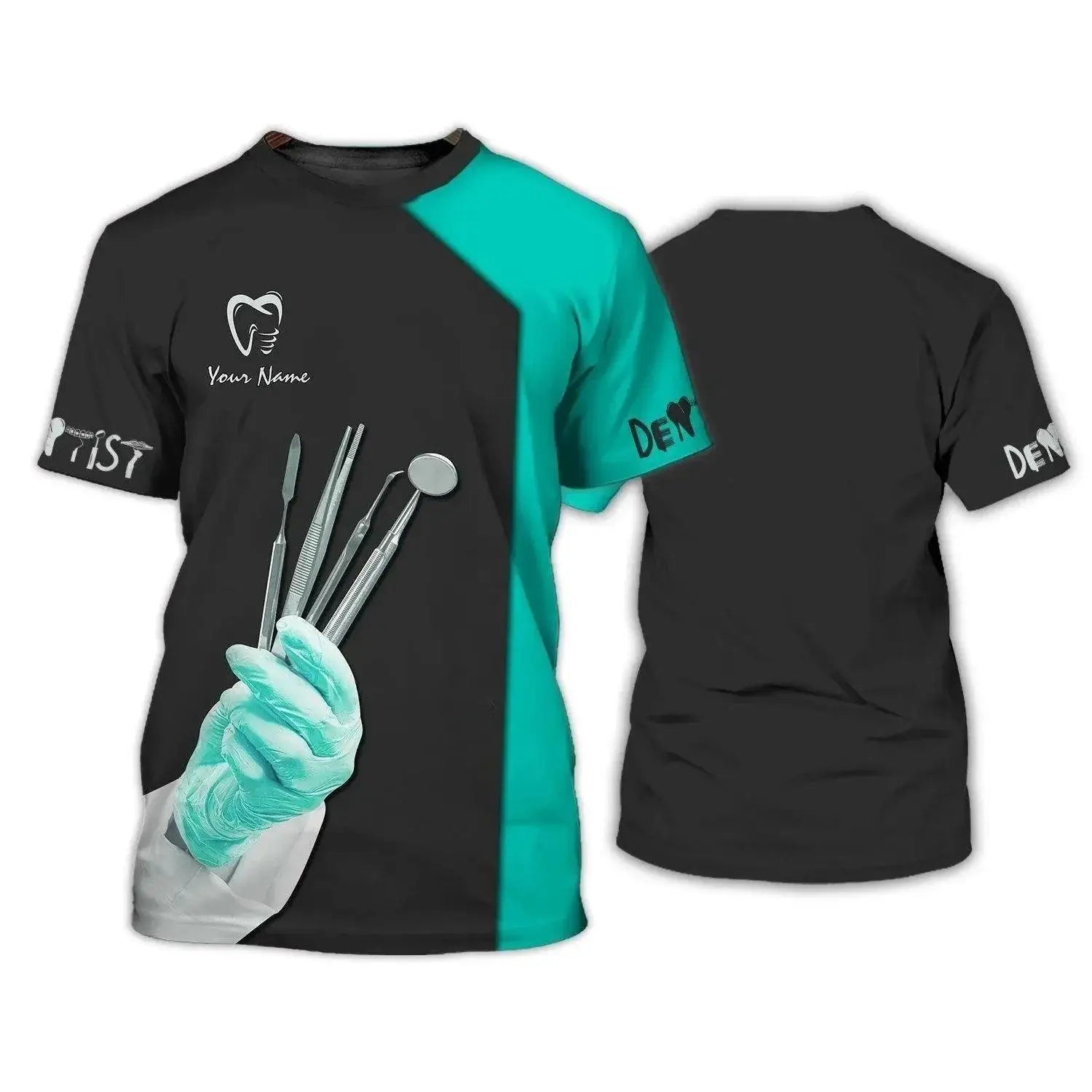 Dentist Work Fun 3D Streetwear Tee Hip Hop Cosplay