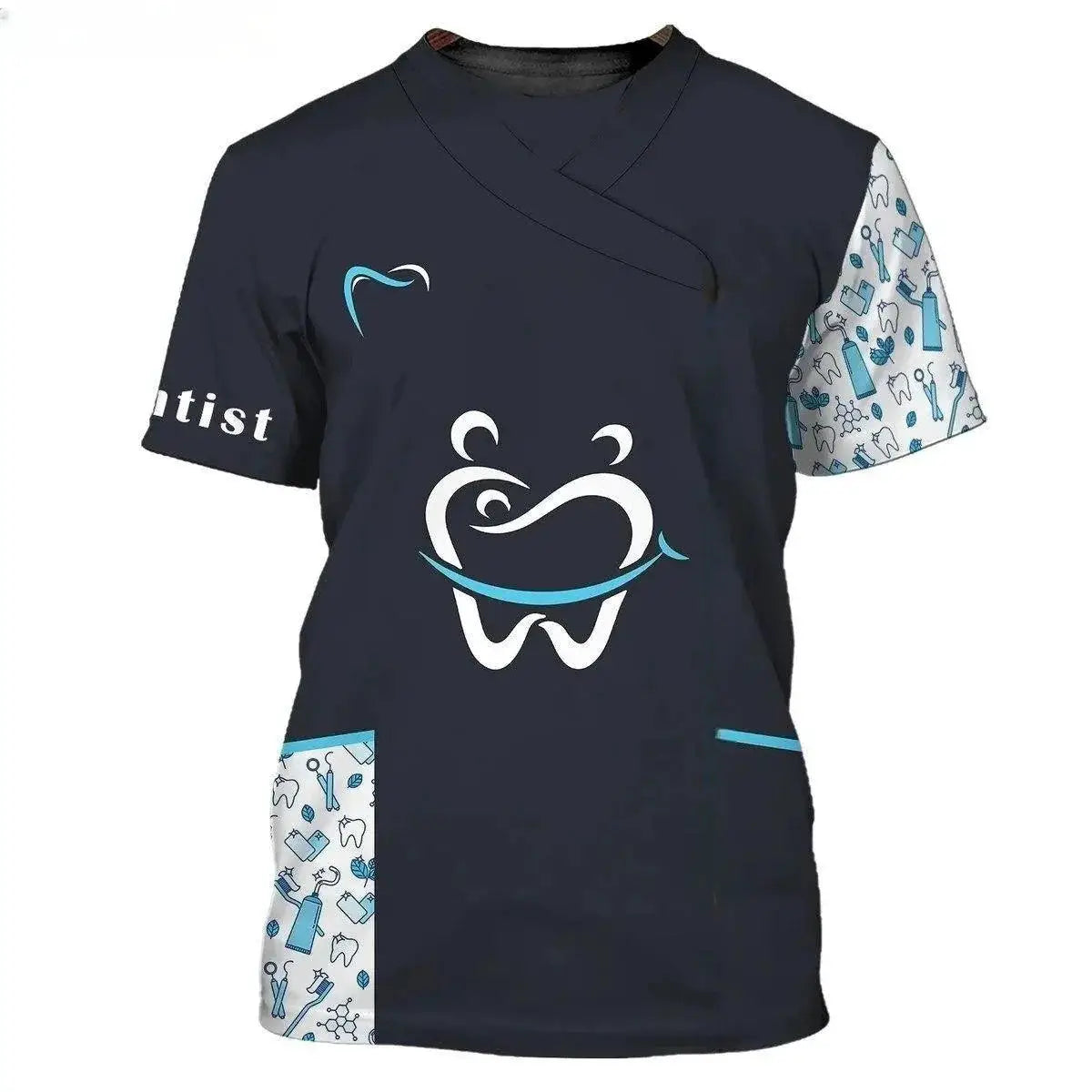 Dentist Work Fun 3D Streetwear Tee Hip Hop Cosplay