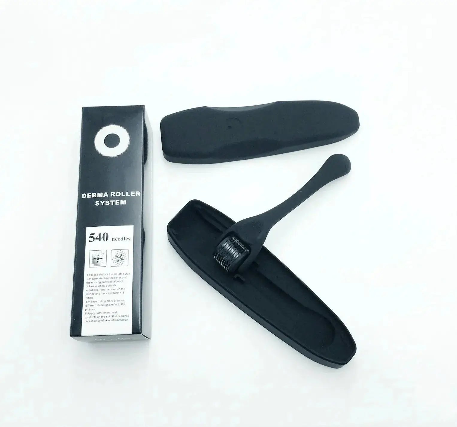 Derma Roller Kit Skin Beard And Hair Growth Titanium Needles
