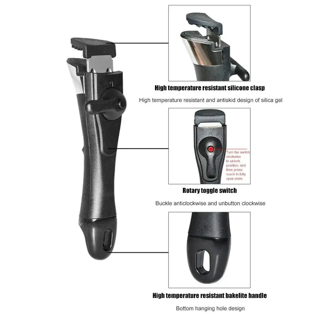 Detachable Anti Scalding Pan Handle Clip for Cookware