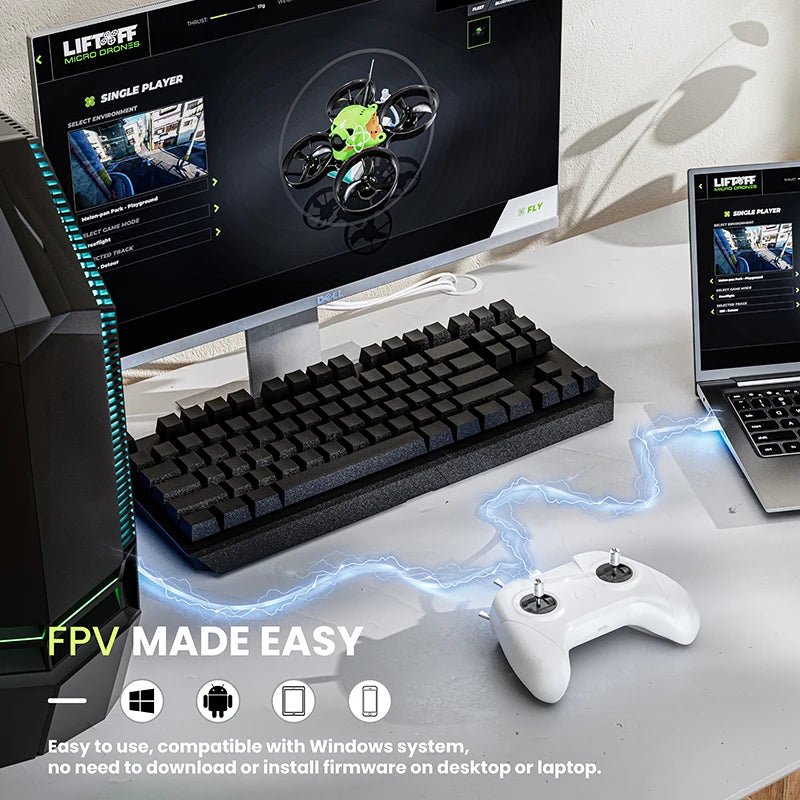 Devaso S8 Flight Simulator - FPV Drone Training Across Major Sim Suite Pro Tools
