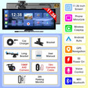 Develuck 11.26 Inch 4K DVRs Wireless CarPlay And Android Auto Dash Cam With WiFi