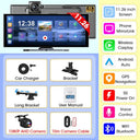 Develuck 11.26 Inch 4K DVRs Wireless CarPlay And Android Auto Dash Cam With WiFi