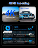 Car Dash Cam 4K with GPS for Car Drivers