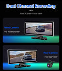 Car Dash Cam 4K with GPS for Car Drivers