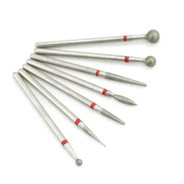 Diamond Ceramic Nail Drill Bits Set Electric Manicure Kit