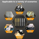 Diamond Coated Chainsaw Sharpener Burr Set Precision Kit