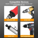 Diamond Coated Chainsaw Sharpener Burr Set Precision Kit