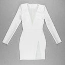 Diamond Evening Dress: Elegant Bandage Nightwear Dress