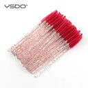 Diamond Eyelash Brush Set: Sleek Portable Precision Tool